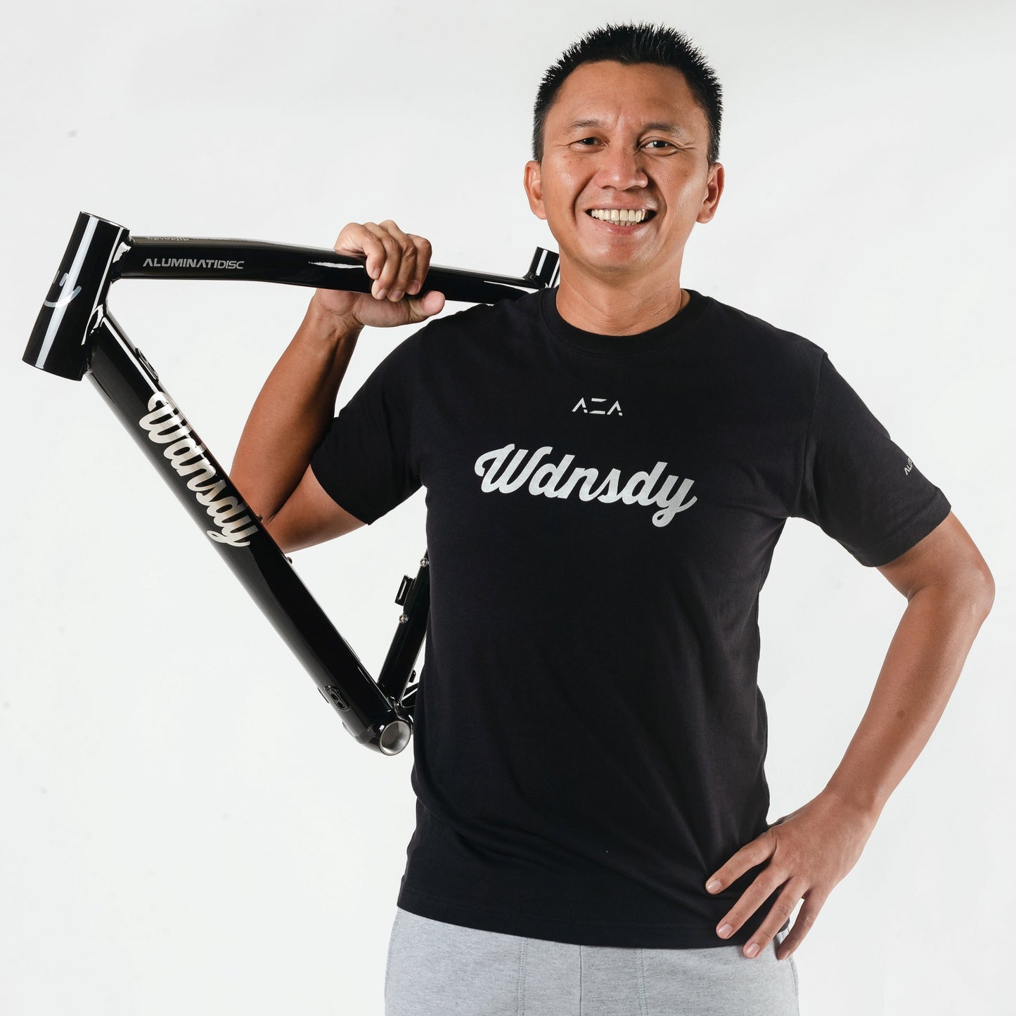 AZA x WDNSDY Aluminati T-shirt - Black