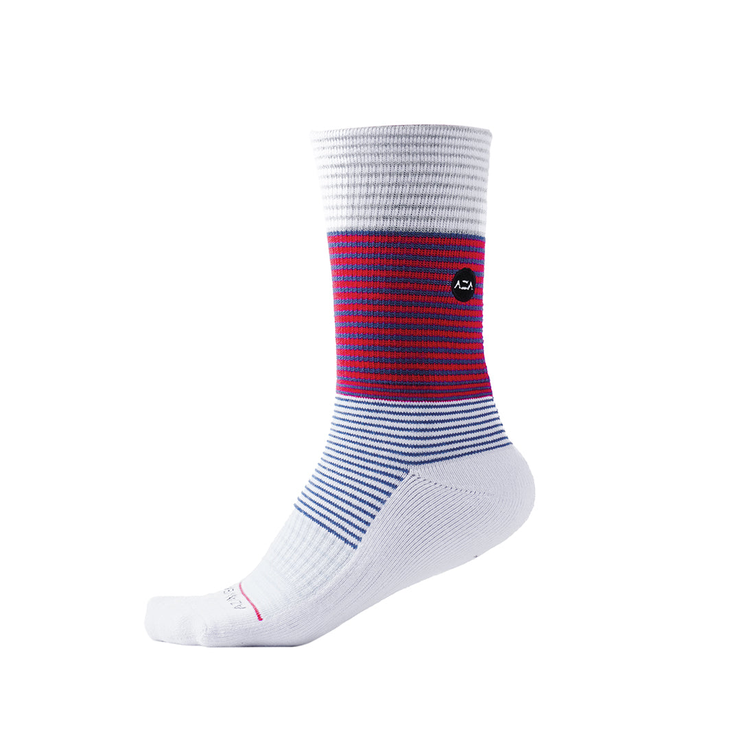 AZA Socks Stripe Crew Series