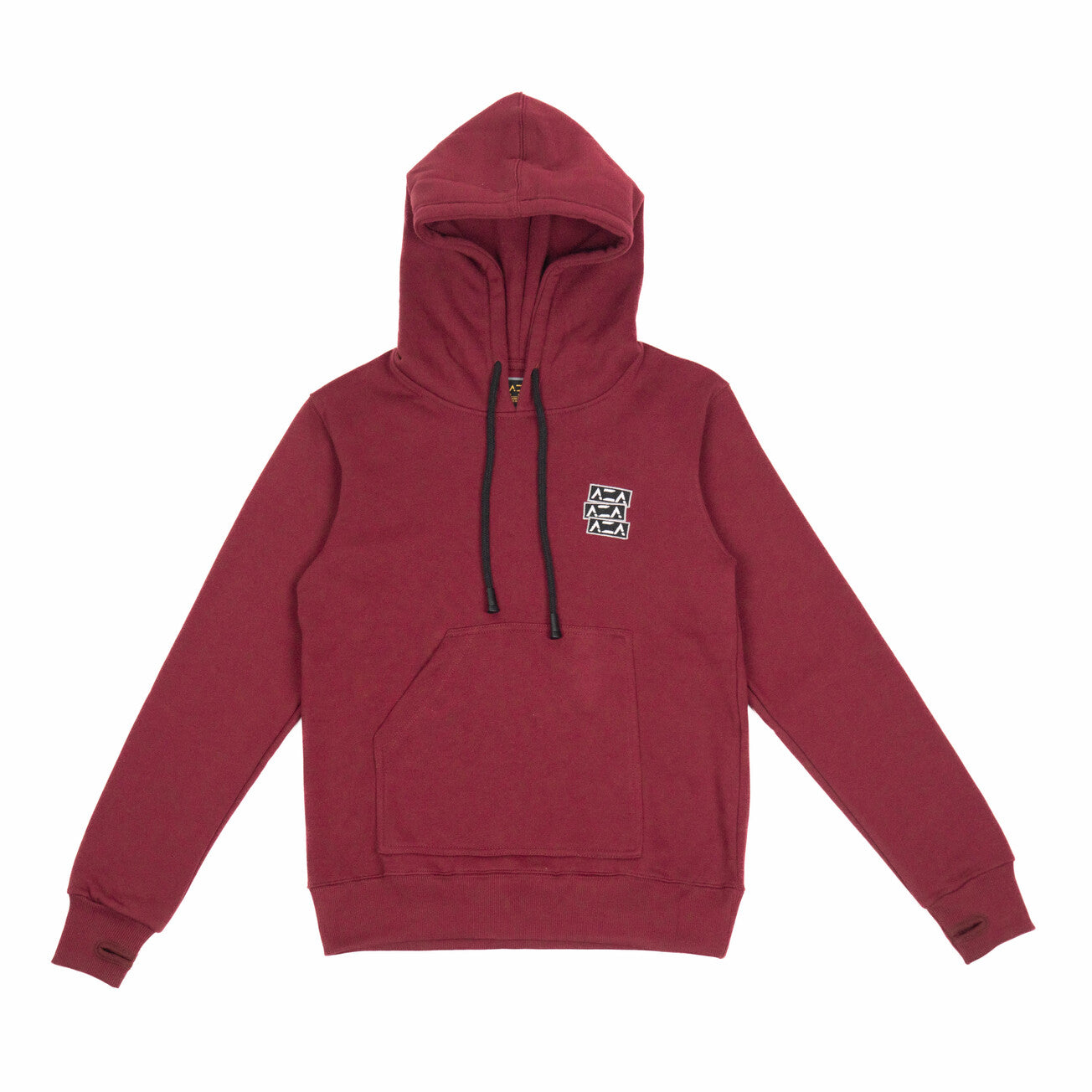 Sweater hoodie merah on sale maroon