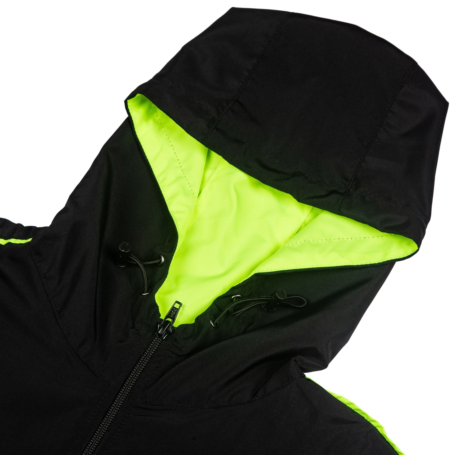 AZA x WDNSDY Windbreaker Jacket - Black Neon