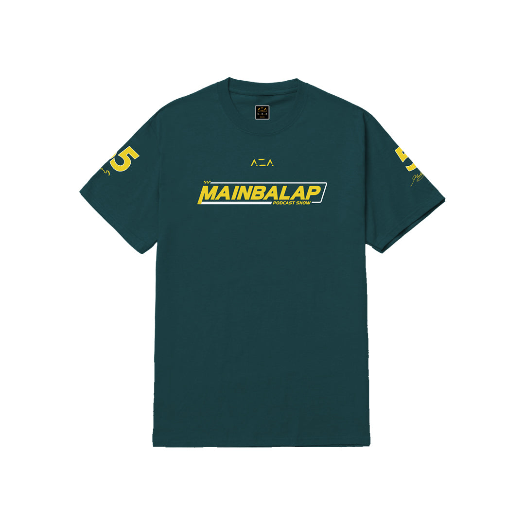 AZA x MAINBALAP Podcast Show T-Shirt - Green