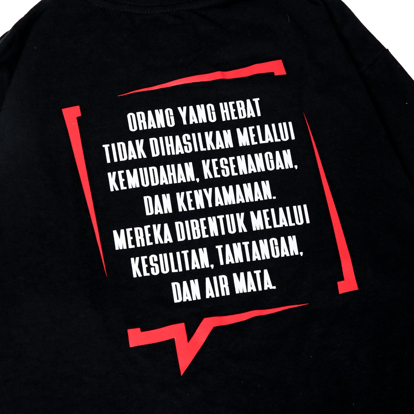 AZA x Disway Back Font Long Sleeve T-Shirt - Black