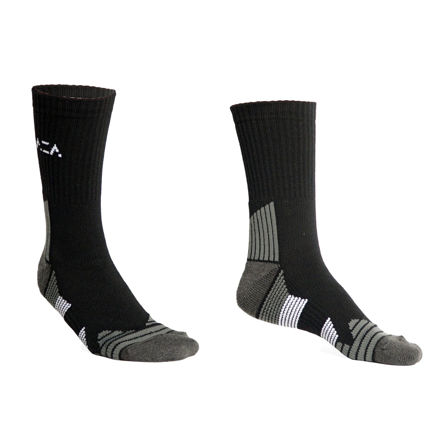 AZA Elite Crew Socks - Black