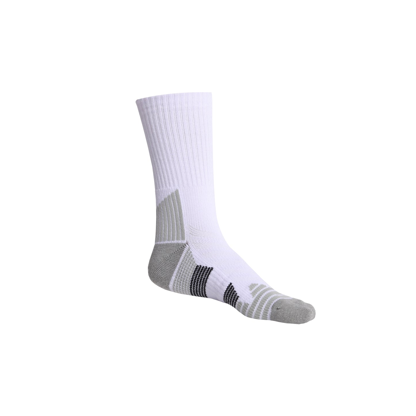 AZA Elite Crew Socks - White