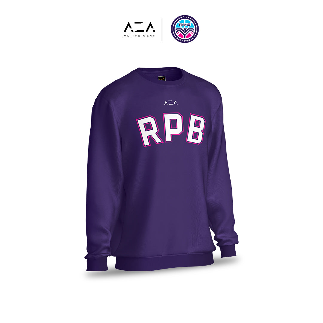 AZA x RANS RPB Crewneck Sweater - Purple