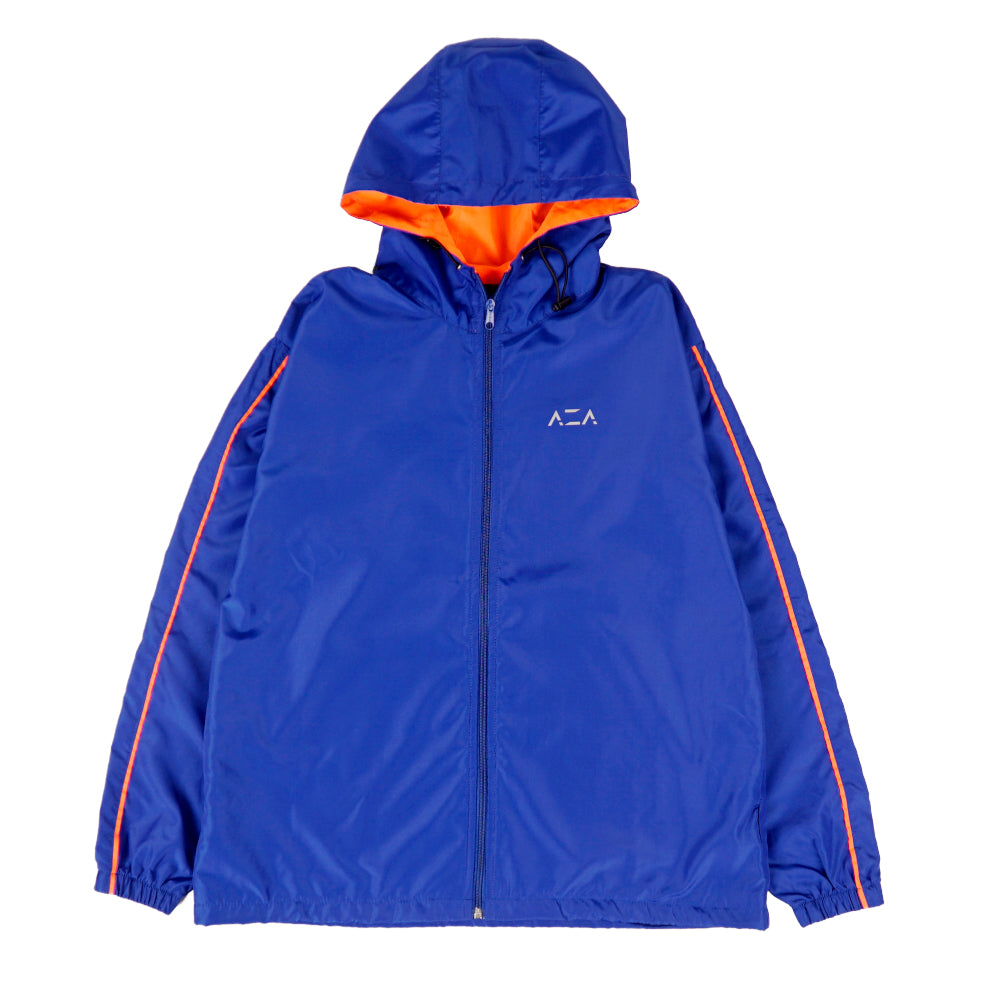 AZA Stripe Line Jacket - Blue / Orange