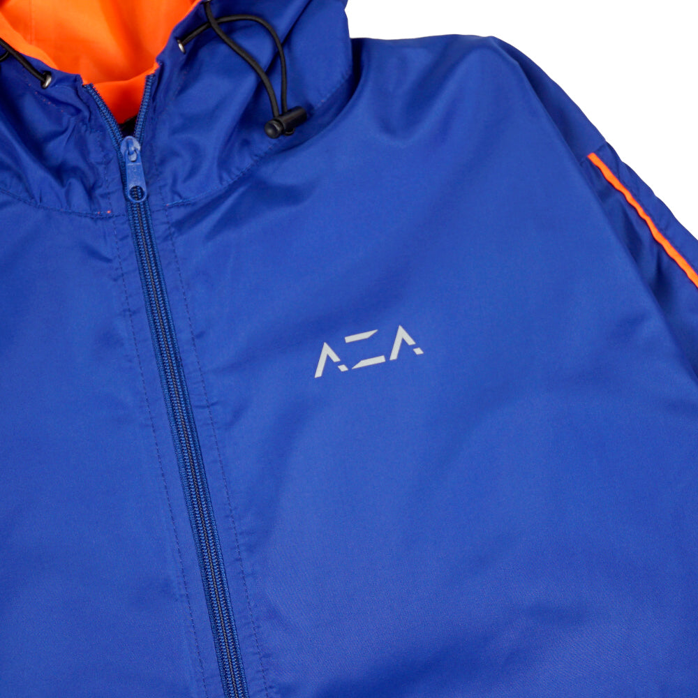 AZA Stripe Line Jacket - Blue / Orange