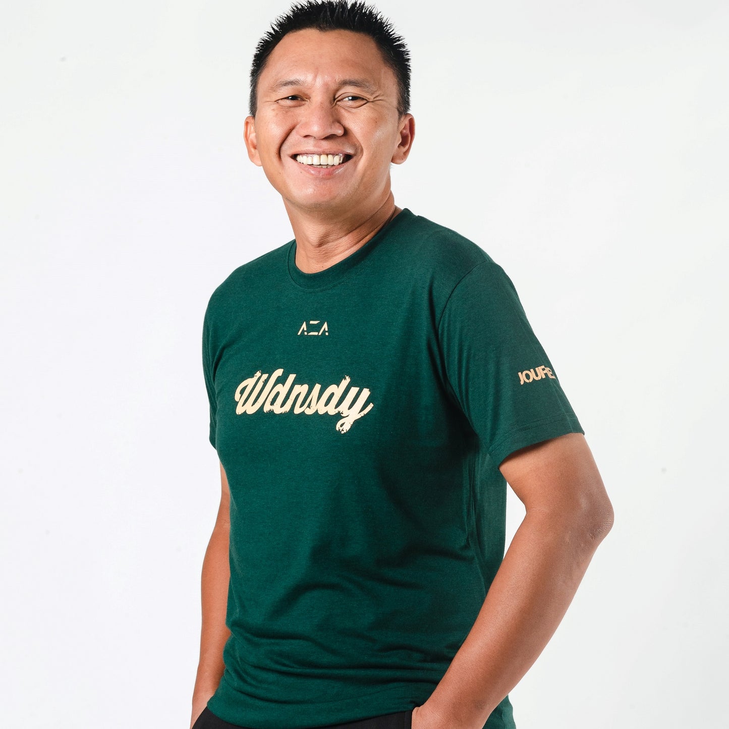 AZA x WDNSDY Journey T-Shirt - Forest Green