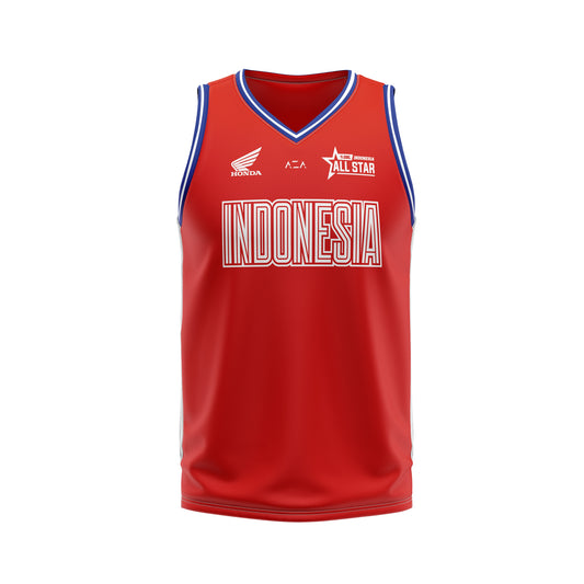 AZA x DBL Camp 24 Series Jersey Basketball All Star Retro - Red / Blue