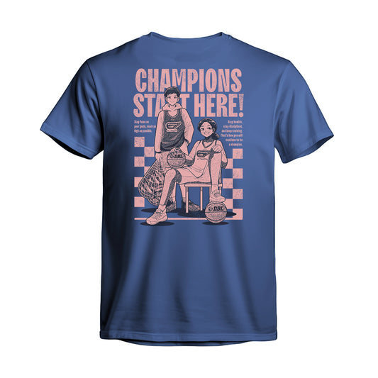 AZA x DBL Champions Start Here T-shirt