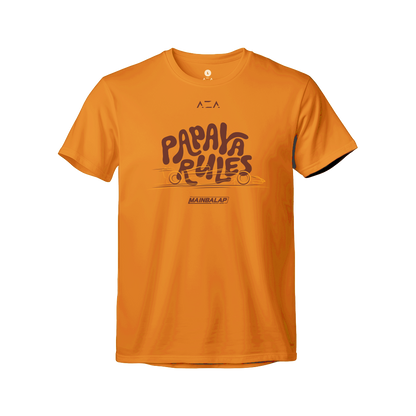 AZA x Mainbalap Papaya Rules T-Shirt  - Orange