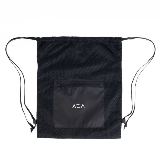AZA Gymsack Back Simply Mesh Pocket - Black
