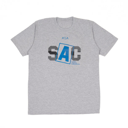 AZA x SAC T-Shirt Middle Box Edition - Misty Grey