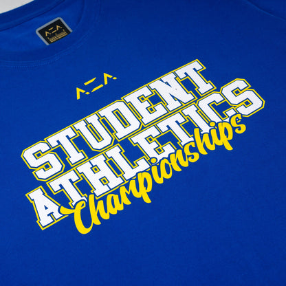 AZA x SAC T-Shirt College Edition - Blue
