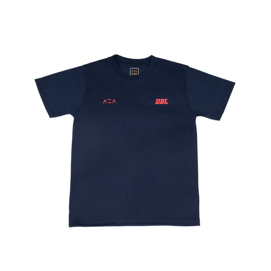 AZA  x DBL T-Shirt Pro Basic Varsity Series - Navy