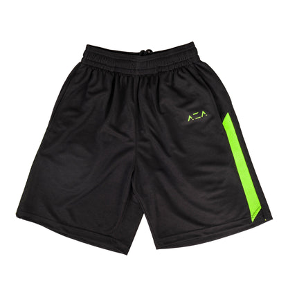 AZA Short Pants Basketball Single Color Edition - Neon Green