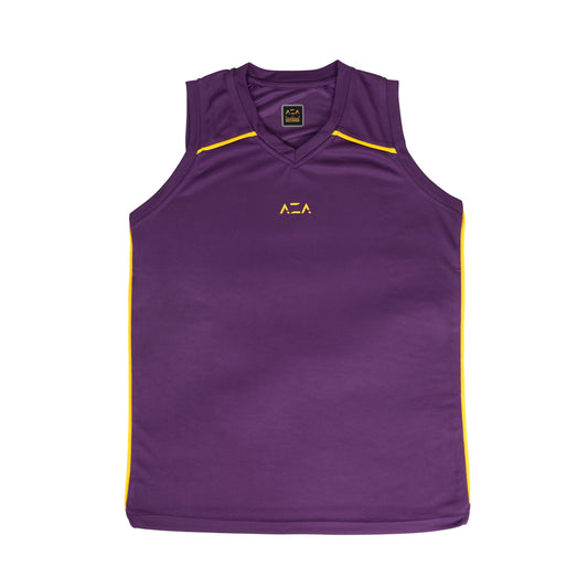 AZA Jersey Basketball Icon Series - Purple / Yellow
