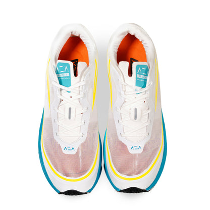 AZA RUN 1 Pygmalion Fresh Morning Running Shoes - White Blue