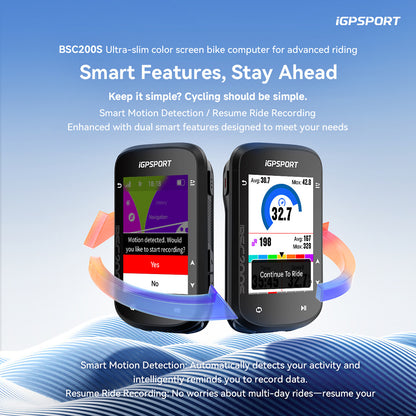 iGPSPORT BSC200S Bike Smart Computer