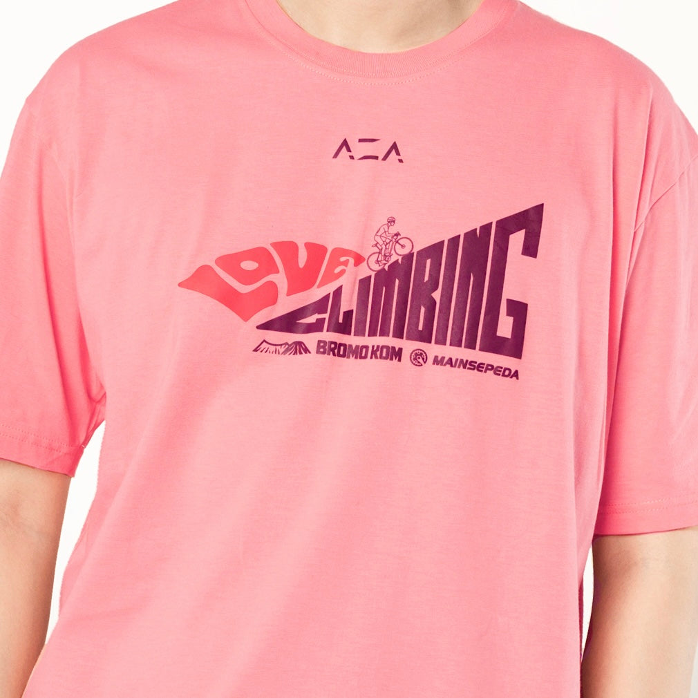 AZA x MAINSEPEDA Love Climbing Bromo KOM T-Shirt - Salem