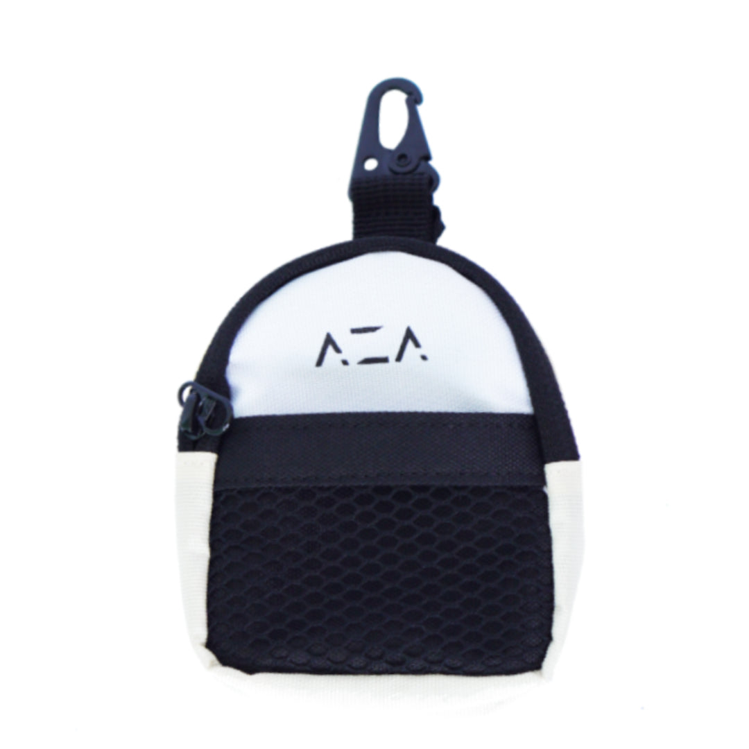 AZA Mini Bag Color Block Coin Purse Keychain