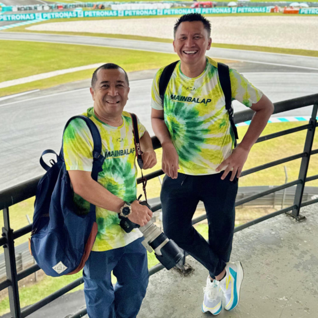 AZA x MAINBALAP Icon Tie Dye Performance Shirt - Green