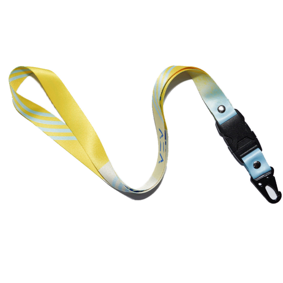 AZA Running Field Pattern Lanyard - Yellow