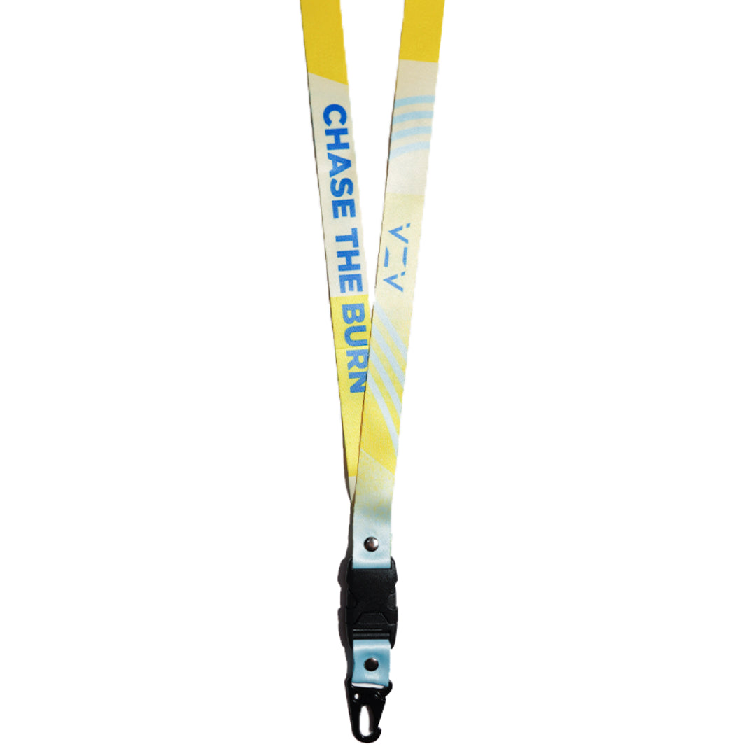 AZA Running Field Pattern Lanyard - Yellow