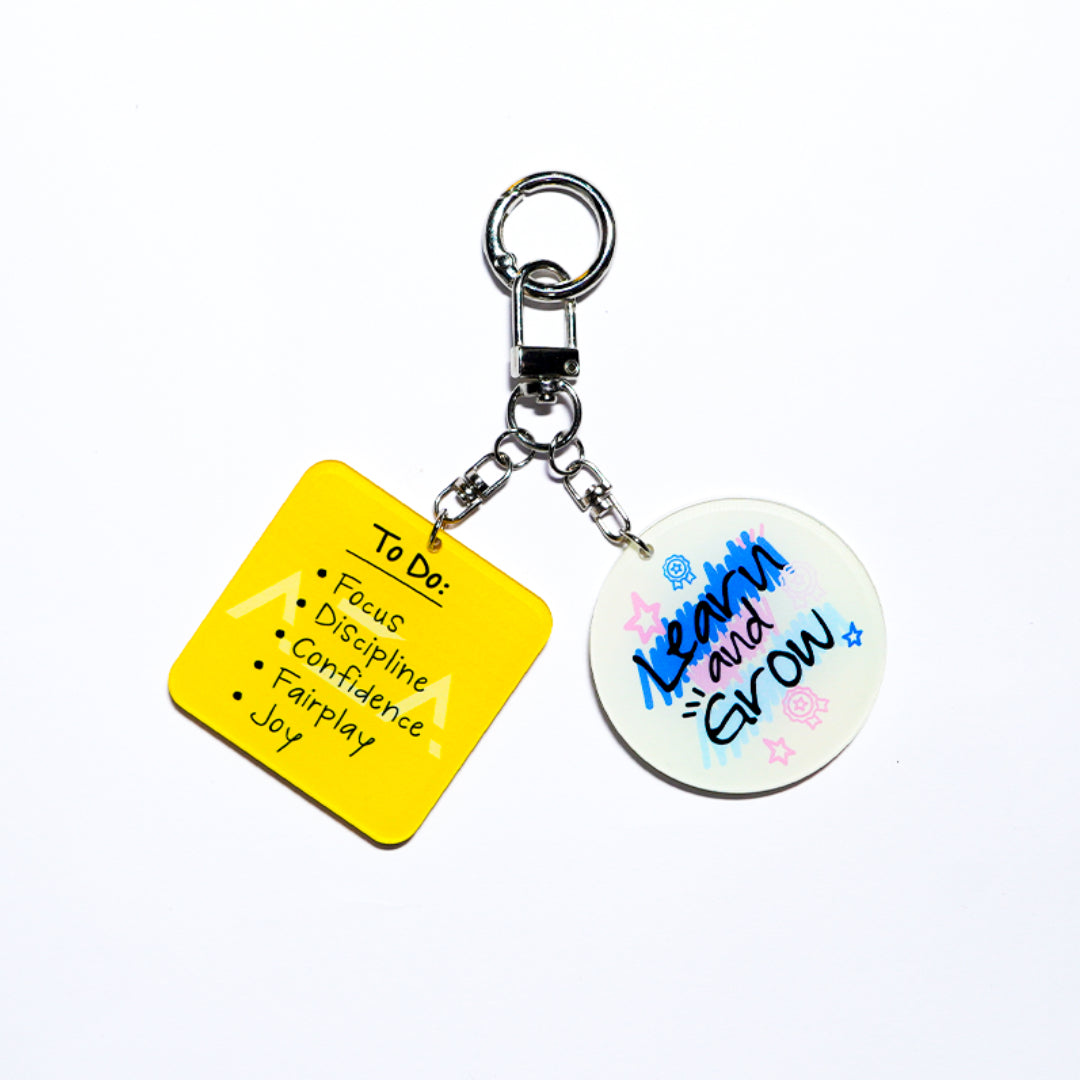 AZA Champions To Do List Keychain - Yellow