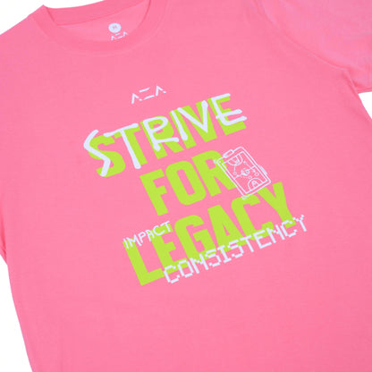 AZA x DBL Strive For Legacy T-Shirt - Pink