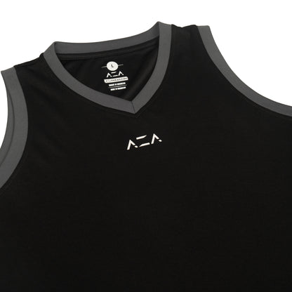 AZA Court Essentials Basketball Jersey - Black