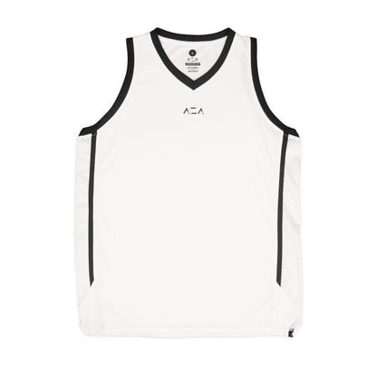 AZA Court Essentials Basketball Jersey - White