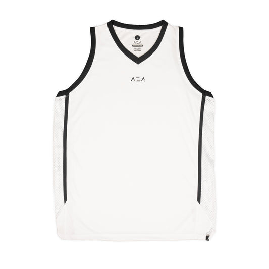AZA Court Essentials Basketball Jersey - White