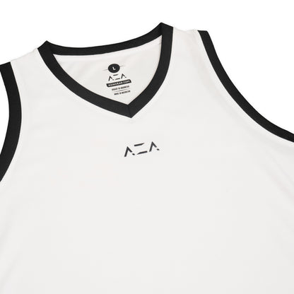 AZA Court Essentials Basketball Jersey - White