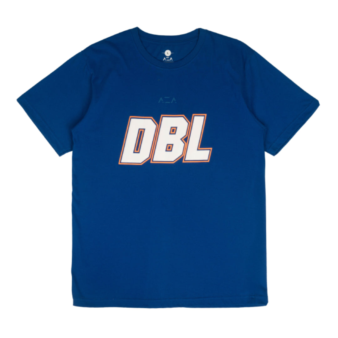 AZA x DBL Blueprint Varsity T-Shirt - Blue