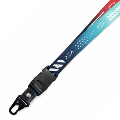 AZA Multi Tone Gradation Lanyard - Blue