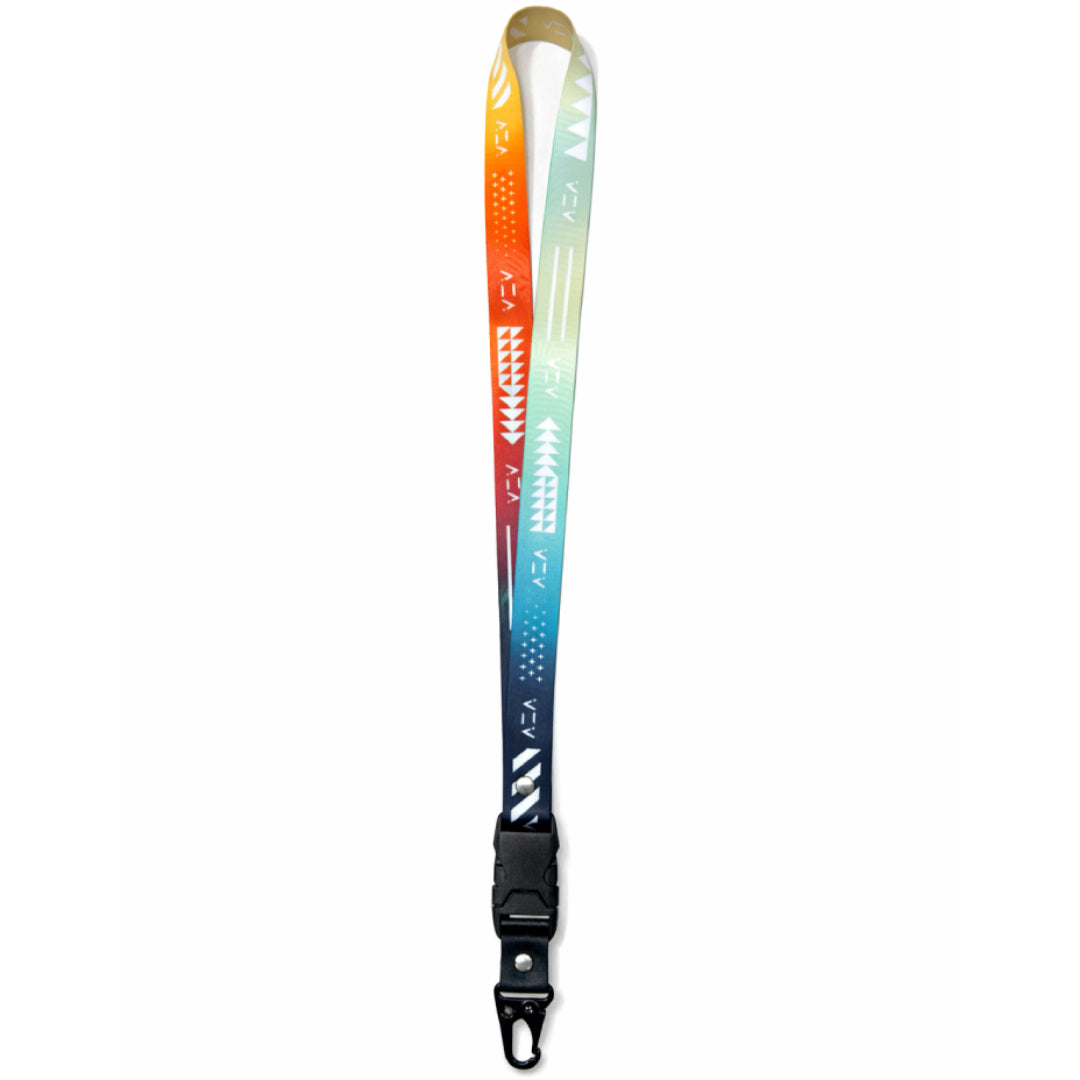 AZA Multi Tone Gradation Lanyard - Blue