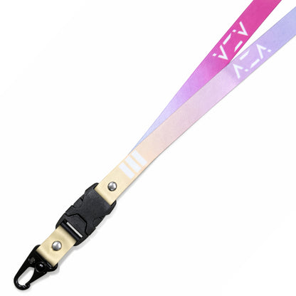 AZA Aurora Vibrant Lanyard - Pink