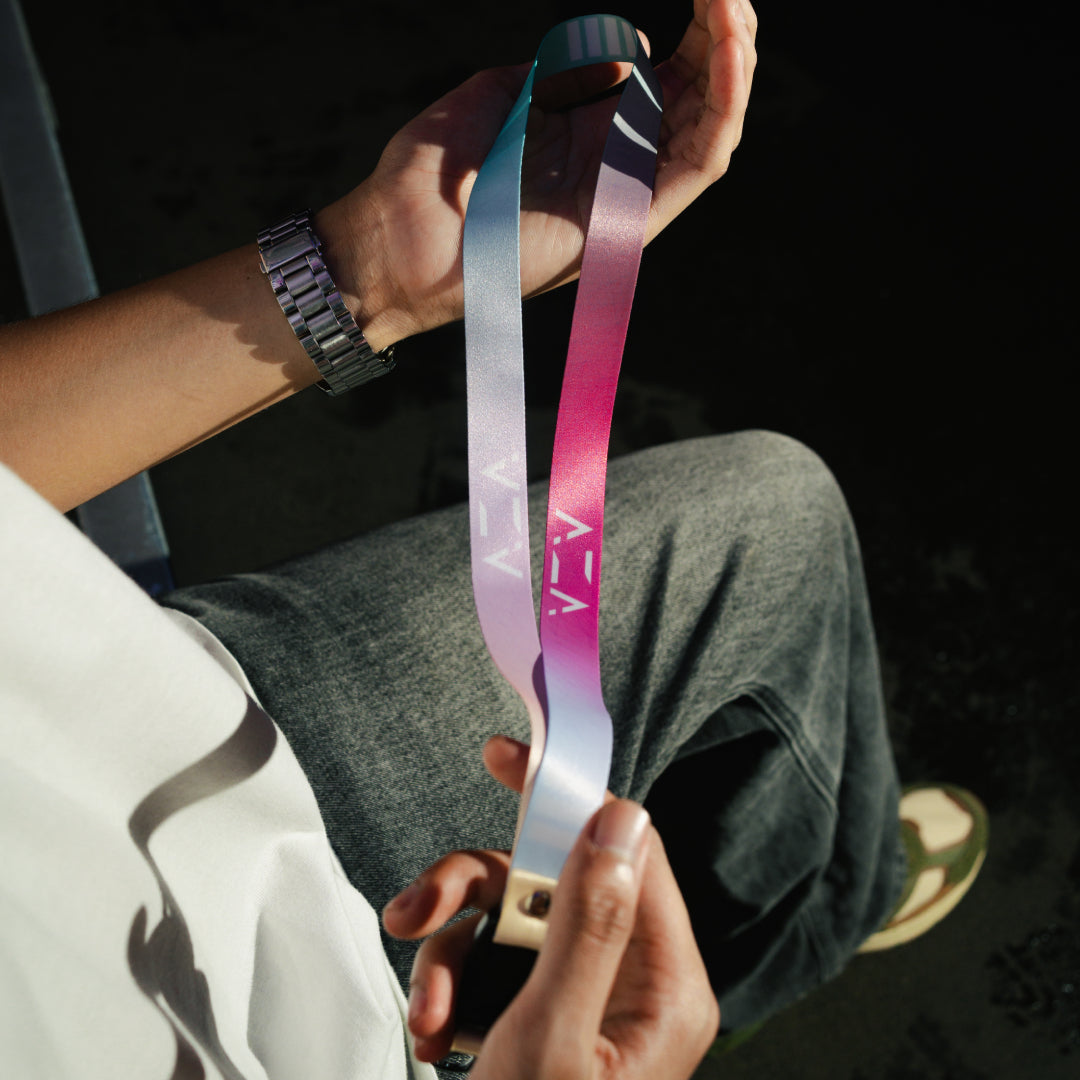AZA Aurora Vibrant Lanyard - Pink