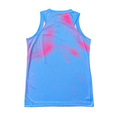 AZA Court Halftone Basketball Jersey - Light Blue