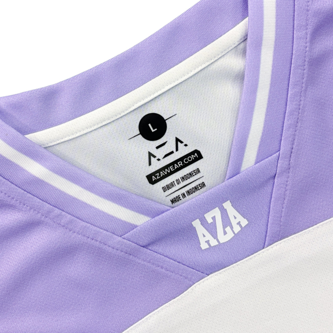 AZA Purple Hustle American Football Jersey - Purple