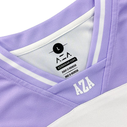 AZA Purple Hustle American Football Jersey - Purple