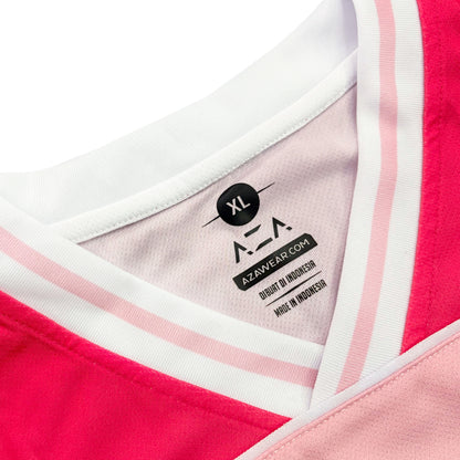 AZA Pink Play American Football Jersey - Pink