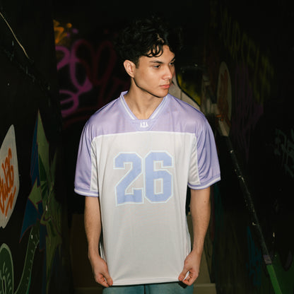 AZA Purple Hustle American Football Jersey - Purple