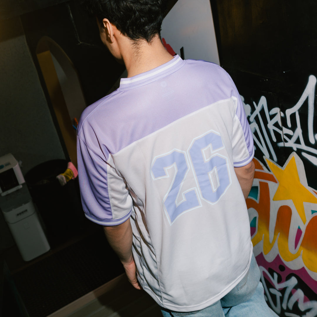AZA Purple Hustle American Football Jersey - Purple