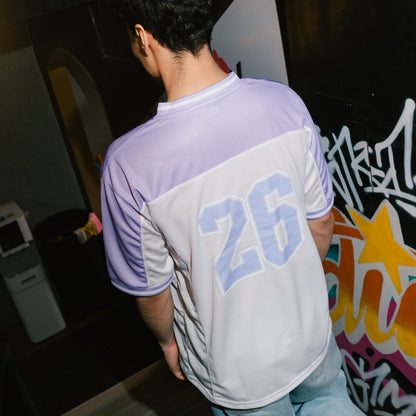 AZA Purple Hustle American Football Jersey - Purple