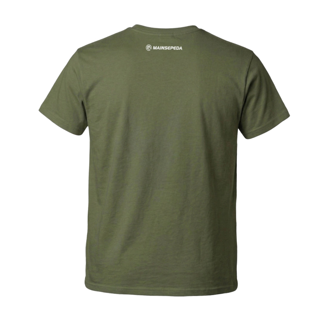 AZA x MAINSEPEDA No Road No Problem Explorer T-Shirt - Green