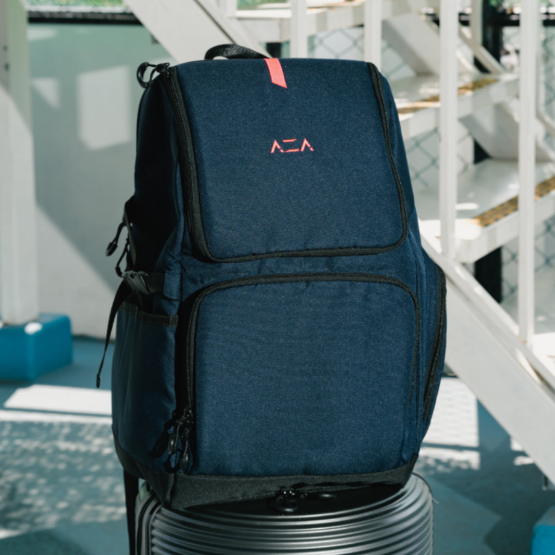 AZA Court Basketball Backpack - Navy