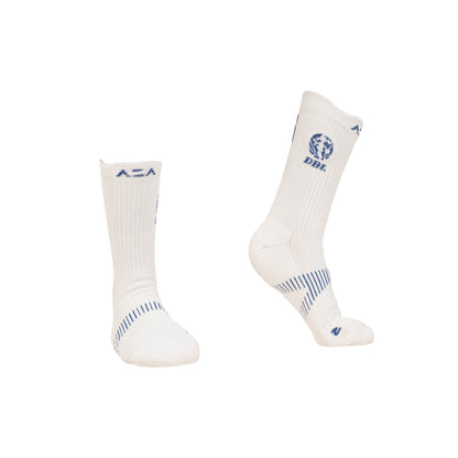 AZA x DBL Player Edition Crew Socks - Black White Red