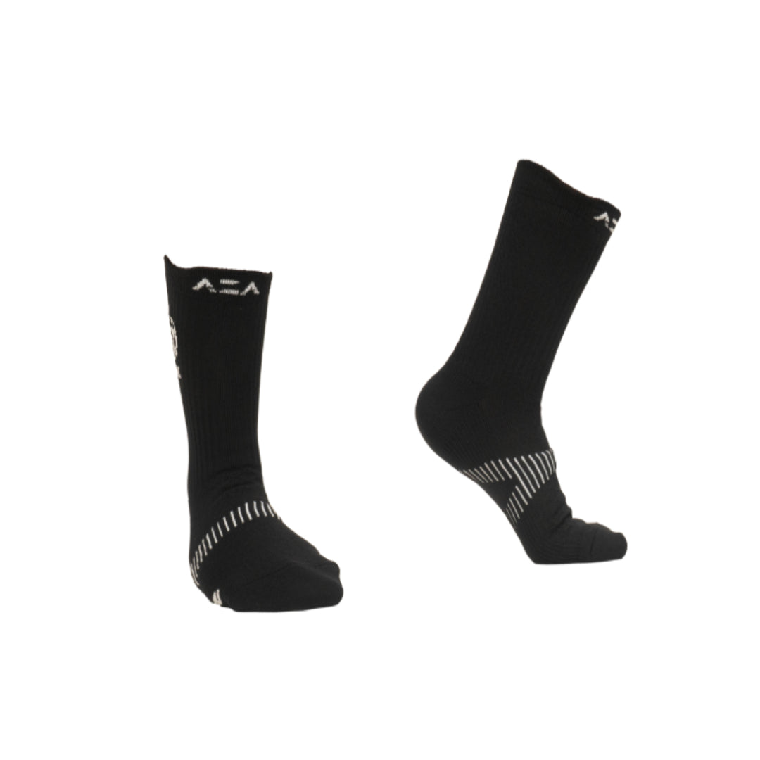 AZA x DBL Player Edition Crew Socks - Black White Red